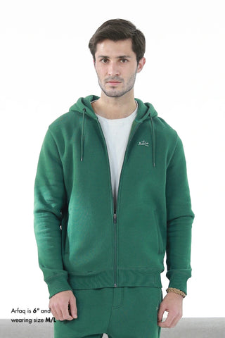 Zipper Hoodie - Great Green