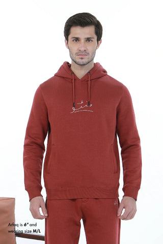 Pullover Hoodie - Brick Rust