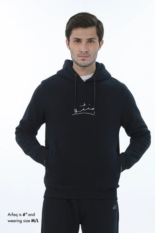 Pullover Hoodie - Raven Black