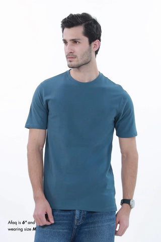 Men's Smart-Fit Slate Blue T-shirt