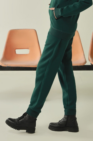 Manto's Unisex Ever Green Jogger Pants with Urdu Manto Logo