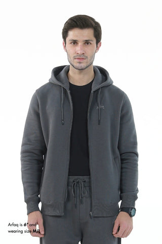 Zipper Hoodie - Titanium Grey