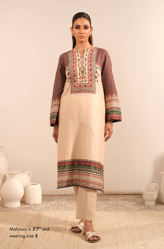 Manto Women's Ready to wear Intifada'a Kurta with Urdu Calligraphy