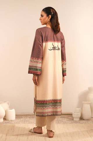 Manto Women's Ready to wear Intifada'a Kurta with Urdu Calligraphy
