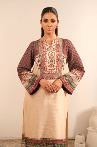 Manto Women's Ready to wear Intifada'a Kurta with Urdu Calligraphy