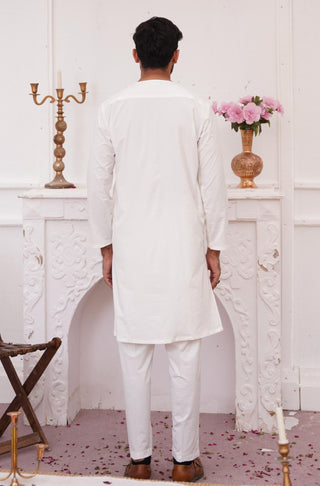 Shopmanto, wear manto, lucknow kurta, men kurta, men eastern, eastern, cream white lucknow men, manto clothing brand, manto pakistan, manto lucknow, manto kurta, manto men, gents kurta, gents, gents white kurta, wear manto gents mens wear solid 2 piece cloud white lucknow kurta pajama