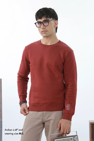 Talaash Sweatshirt - Brick Rust