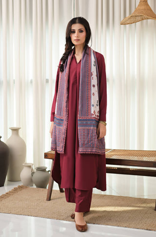 Aghaaz (Genesis) - Maroon & Blue Stole