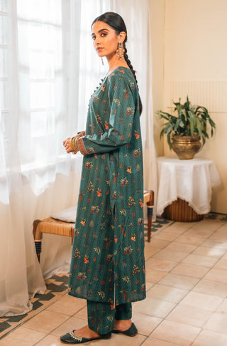 Shopmanto, wear manto, manto clothing brand, manto pakistan, ladies clothing brand, urdu calligraphy clothing, wear manto women ladies lawn kurta for spring summer, manto two piece lawn teal gulzar coord set for women, spring summer season, lawn collection