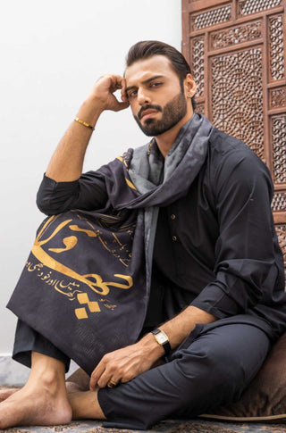 Shajar (Guardian) - Charcoal Grey Stole