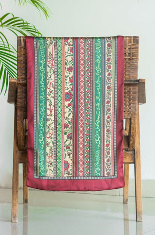Gulistan (Flowerland) Stole - Maroon
