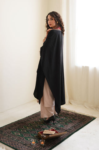 Shahkaar (Masterpiece) Cape - Black and Red