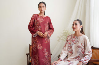Chaman (Garden) Co-ord Set - Deep Maroon