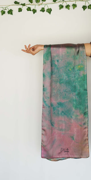 Husn (Beauty) Stole - Shaded Purple