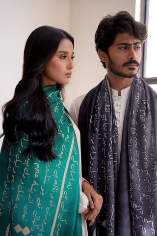 Karvaan (Explorers) Stole - Teal Blue