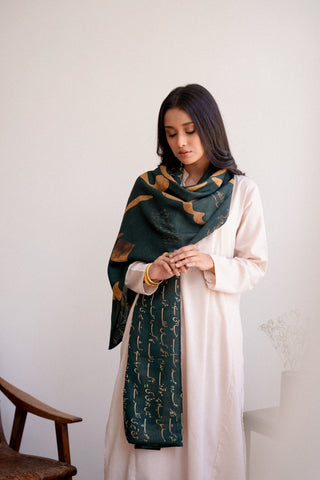 Junoon (Passion) - Emerald Green Stole