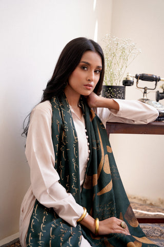 Junoon (Passion) - Emerald Green Stole