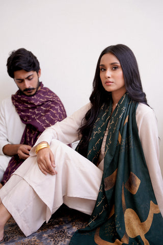 Junoon (Passion) - Emerald Green Stole