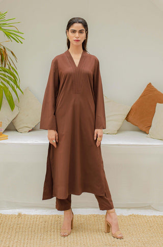 Lyra Co-ord Set - Cocoa Brown