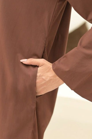 Lyra Co-ord Set - Cocoa Brown