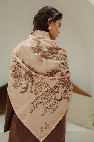 Chaman (Garden) Scarf - Antique Beige