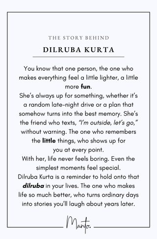 Dilruba (Beloved) Kurta