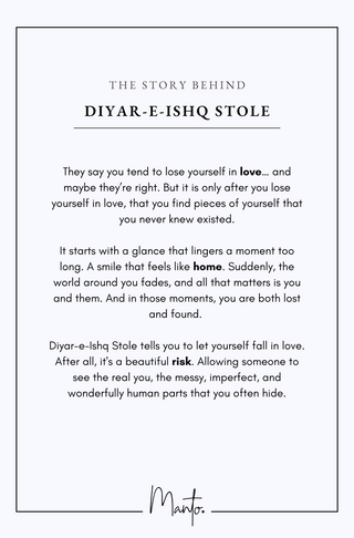 Design Philosophy of Diyar-e-Ishq Stole