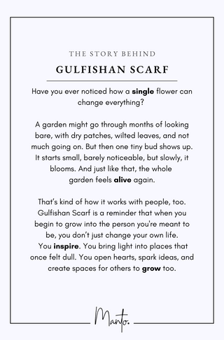 Design Philosophy of Gulfishan Scarf