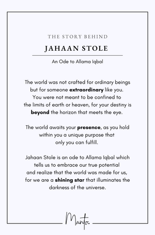 Design Philosophy of Jahaan Stole