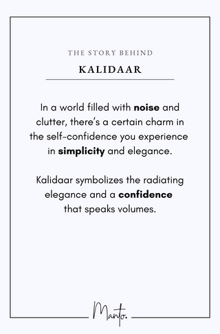 Design Philosophy of Kalidaar Co-Ord Set