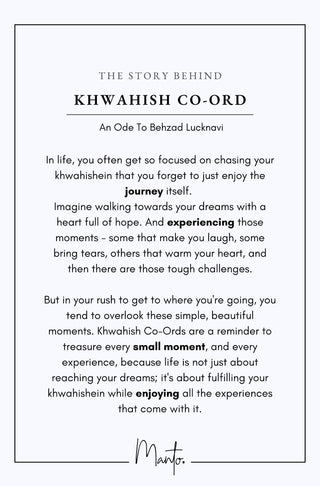 Khwahish (Silent Yearnings) Co-ord Set - Beige