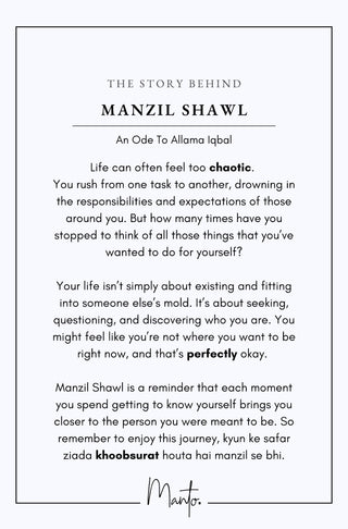 Design Philosophy of Manzil Shawl