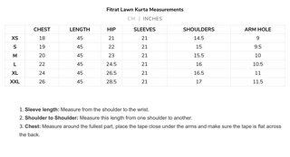 Fitrat (Spirit Of Nature) Kurta - Rust & Indigo