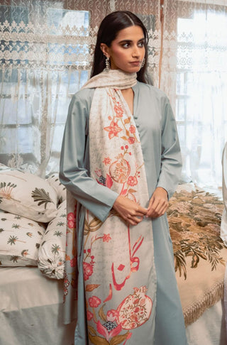 Shopmanto, wear manto, manto clothing brand, manto pakistan, ladies clothing brand, urdu calligraphy clothing, wear manto urdu calligraphy unisex women ladies sage grey gulnaar odhni dupatta, swiss lawn dupatta