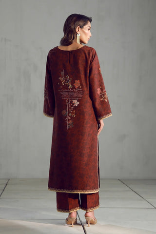 Mashal (Flame) Co-Ord Set - Plum