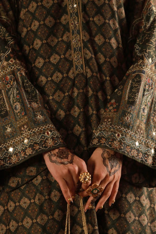 Meherjaan (Beloved Soul) Velvet Kaftaan