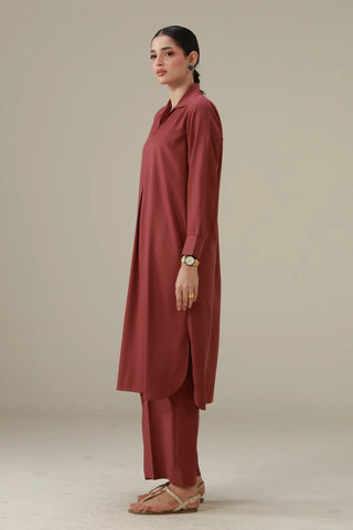 Mira Co-ord Set - Rose Wood