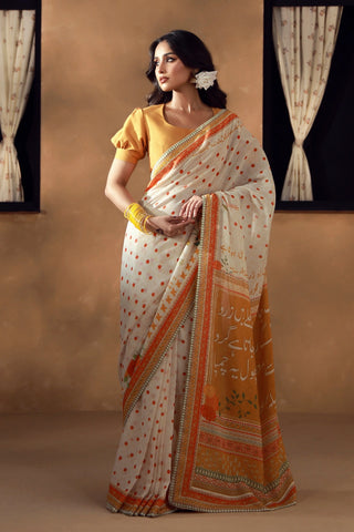 Sunehri (Golden) - Saree
