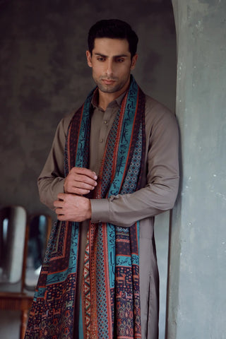 Classic Kameez Shalwar - Sand Grey (Men)