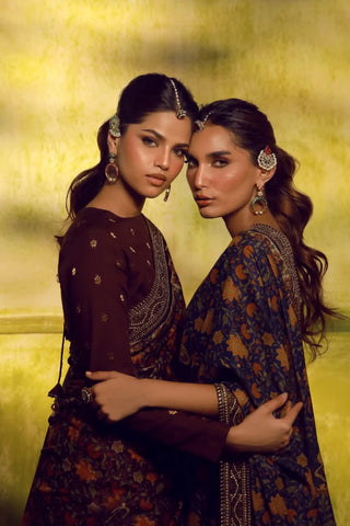 Khoobsurat (Breathtaking) - Maroon Saree