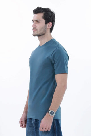 Men's Smart-Fit Slate Blue T-shirt