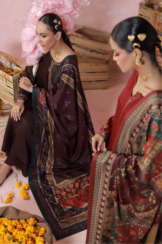 Gulposh (Covered in Flowers) Shawl - Maroon