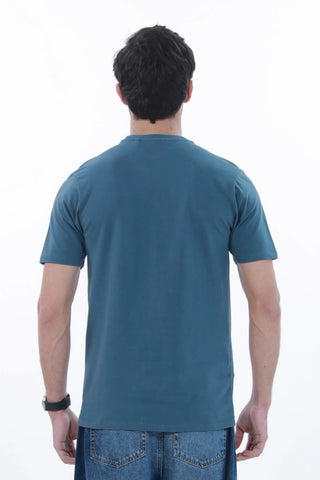 Men's Smart-Fit Slate Blue T-shirt