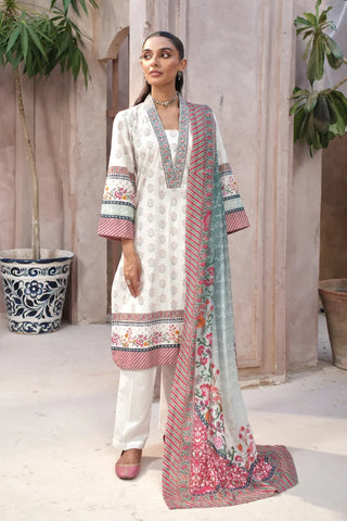Manto Women's Ready to Wear White Kurta with Urdu Calligraphy