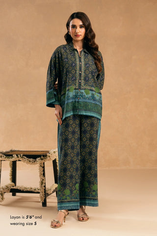 Azka (Pure) Co-Ord - Blue