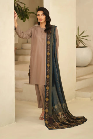 Shop Aashiyana Odhni, made from Cotton Silk in teal color, a printed odhni that features the words of Allama Iqbal.