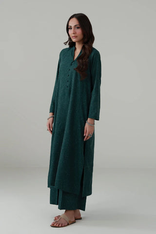 Kalidaar Co-Ord Set - Emerald Green