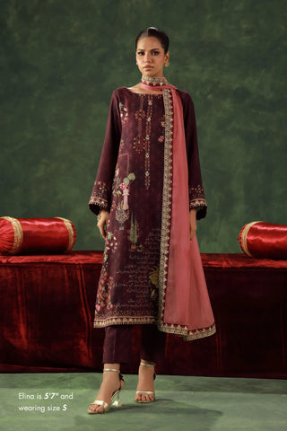 Kanwal (Water Lilly) Set - Deep Purple