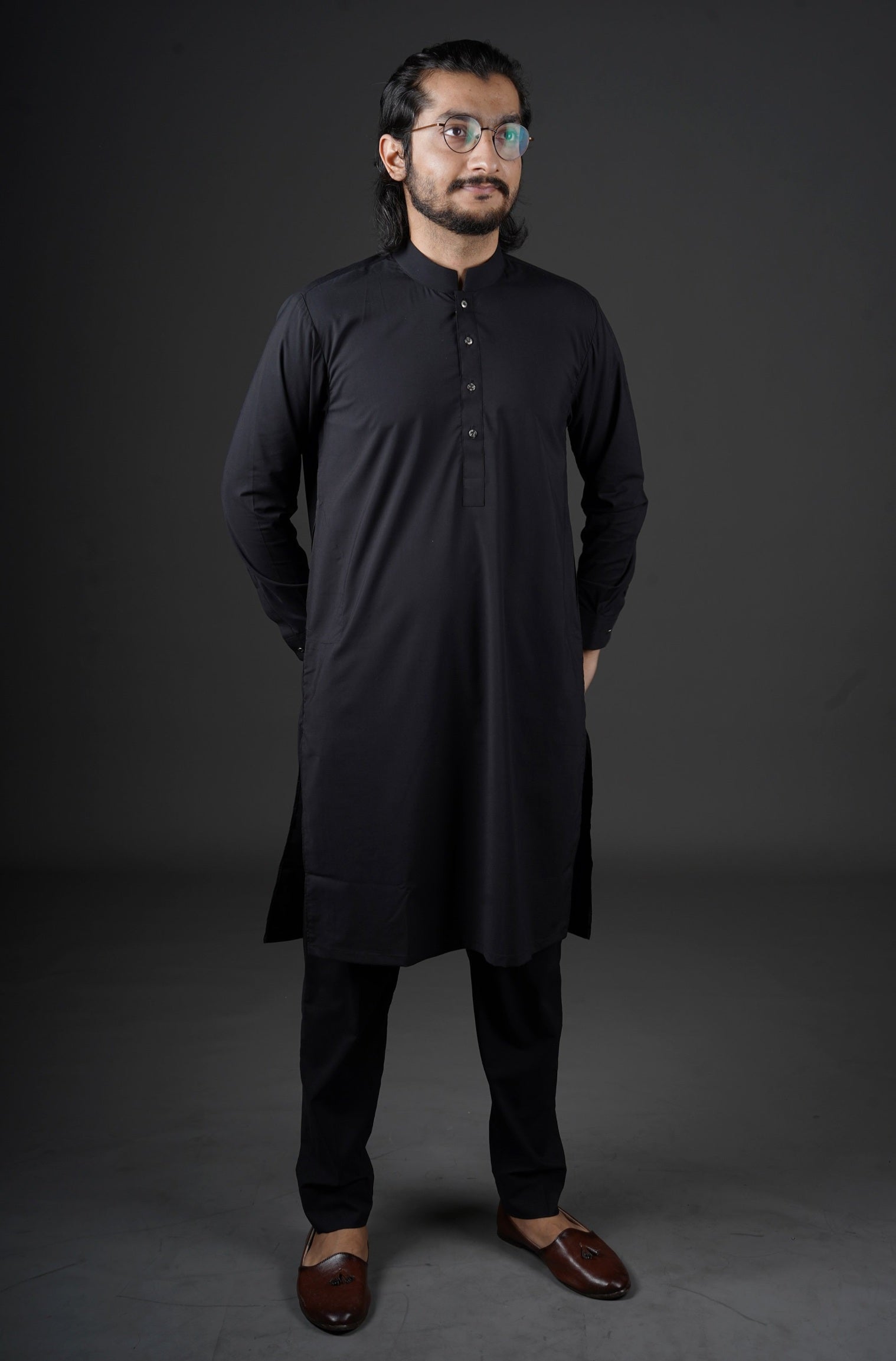 Black sherwani for men sales