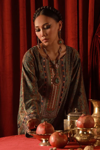 Zebunnisa (Beautiful Woman) Set - Green